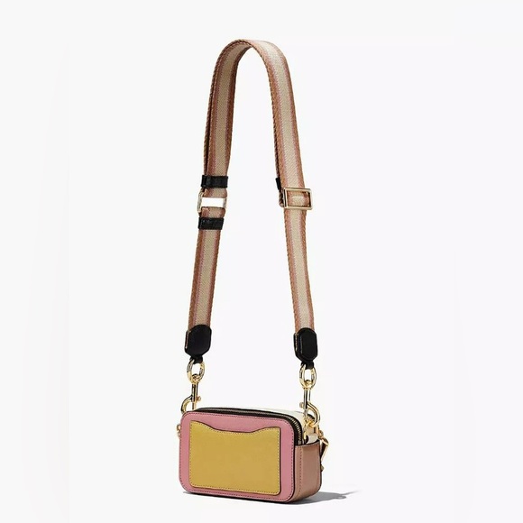 Marc Jacobs Snapshot Color-Block Lilas Crossbody Bag - Picture 4 of 6